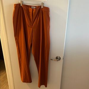 Calvin Klein Rust Orange Highline Dress Pants - 16W